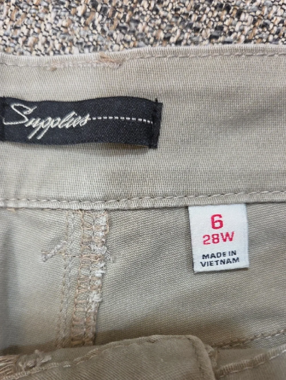 UNIONBAY Women's Tan Casual Shorts - Picture 2 of 6